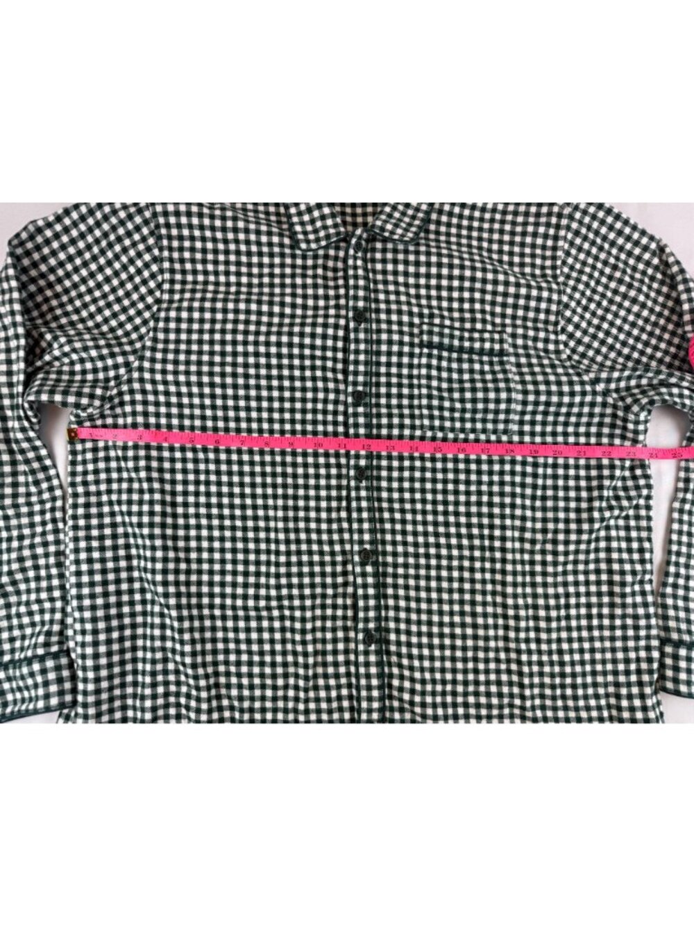 LAKE Men’s Flannel Piped Pants Set Pajamas Conifer Gingham XL - Picture 11 of 15
